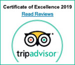 Trip Advisor - Certificate of Excellence 2019