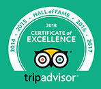 Trip Advisor - Certificate of Excellence Badge