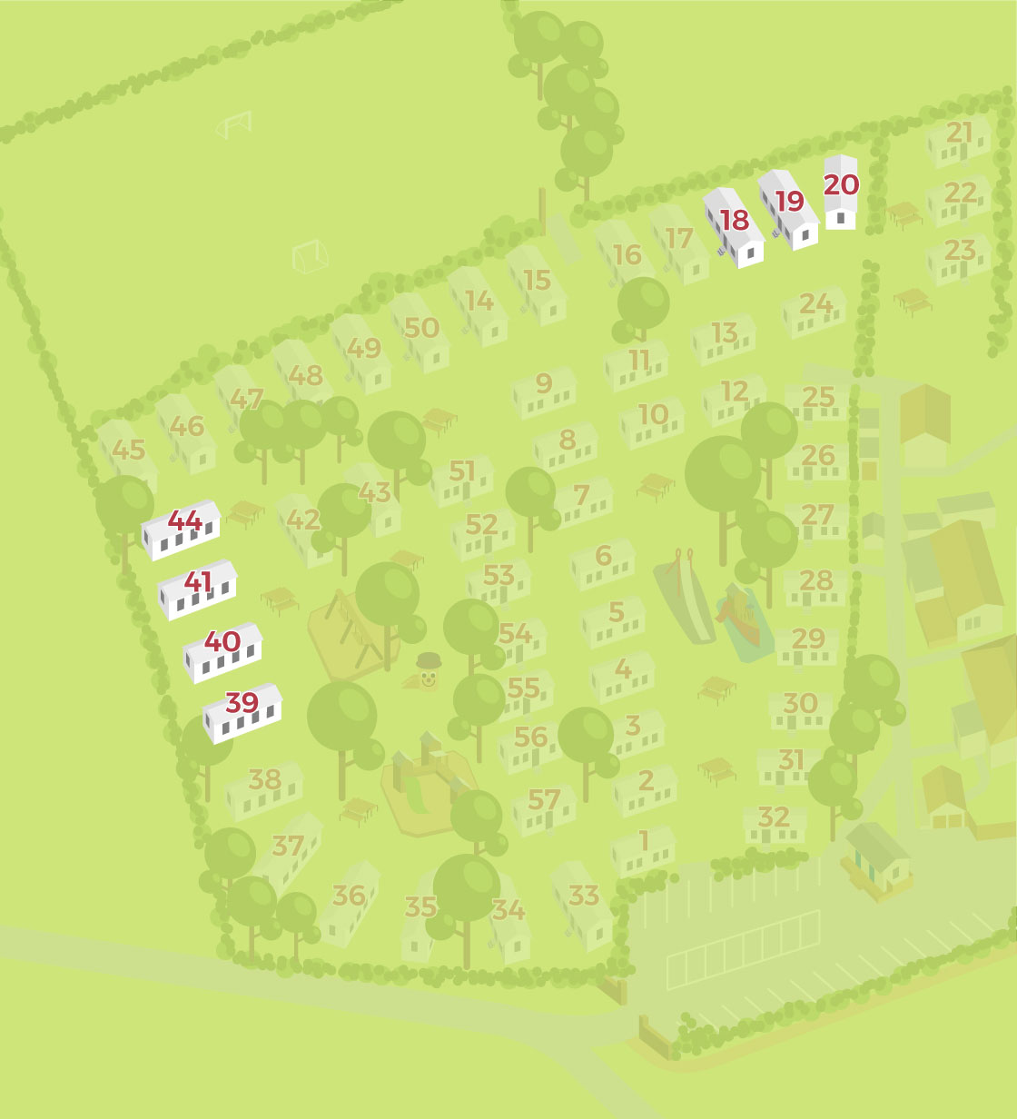 Cheverton Copse Surrey Layout
